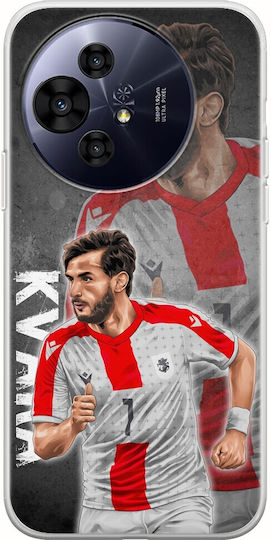 Euro 2024 Khvicha Kvaratskhelia Tcl 50 Pro Nxtpaper 5g Flexible TPU Transparent Silicone