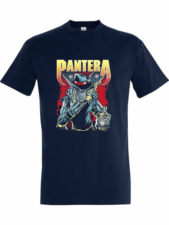 Тениска унисекс "Pantera Band Whiskey Weed" фре...
