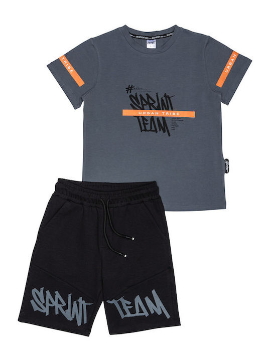 Sprint Kids Set with Gray Shorts 2 Pieces