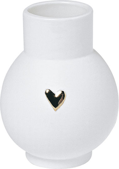 Raeder Πορσελάνινο Βάζο Heart Golden
