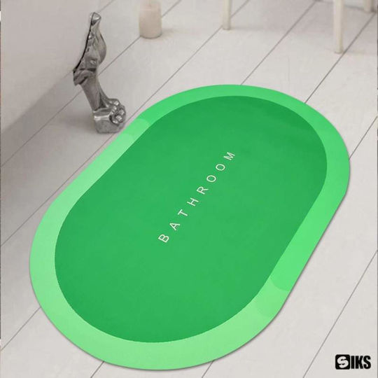 Badematten Oval Grüne 57x38cm