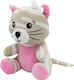 2-in-1 Plush Toy Balloon Weight Cat Hook 11cm 90g