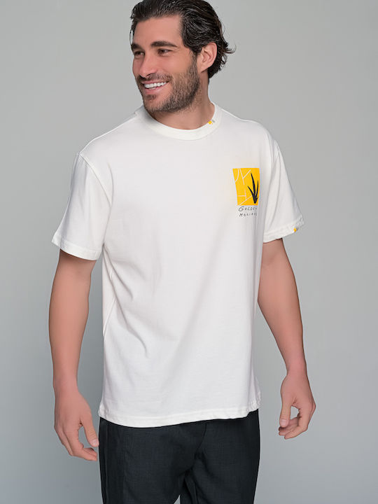 Ben Tailor Golden T-Shirt White