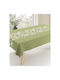 Saint Clair Τραπεζομάντηλο Αλέκιαστο Green 145x145εκ.