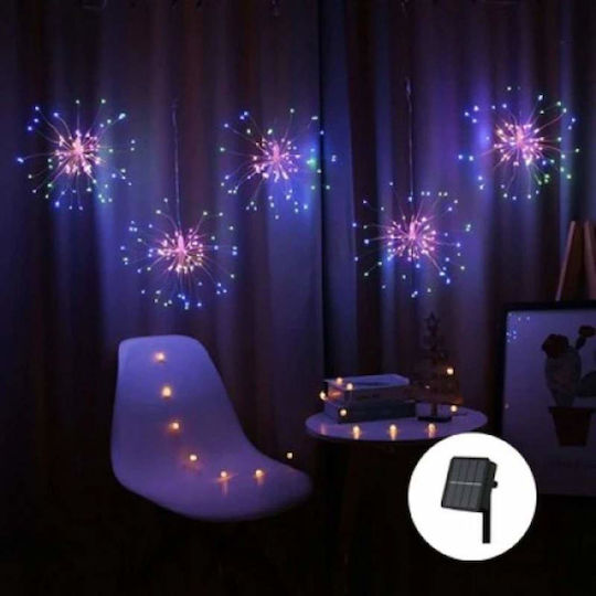 500 Lămpițe LED 5m. Multicolore Solare tip Focuri de artificii 1buc