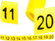 Wire Marker Oz-0 11-20 Yellow 100pcs