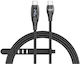 SmallRig LED / Braided USB 2.0 Cable USB-C male - USB-C 240W PD 1m 5113