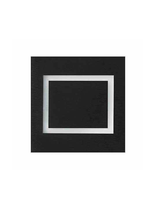 Eko Light Lumină de Perete cu LED Integrat și Lumină Alb Cald Negru