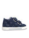 Kids Sneakers High with Scratch Blue