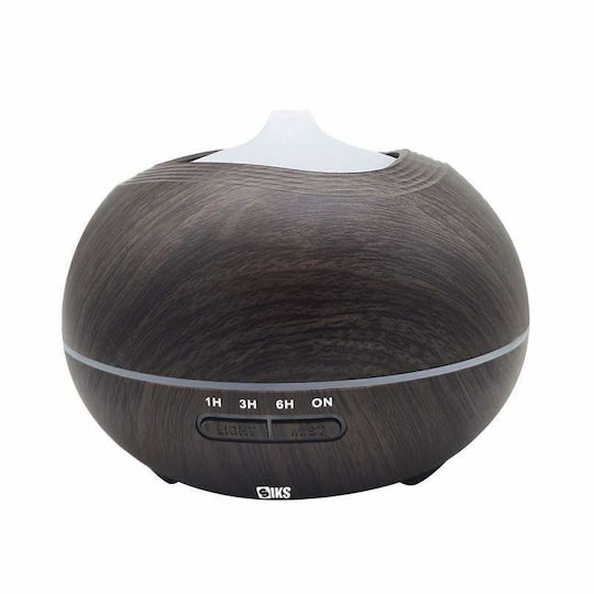 Siks Triangular Humidifier Aroma Diffuser 400 Ml Dark Wood
