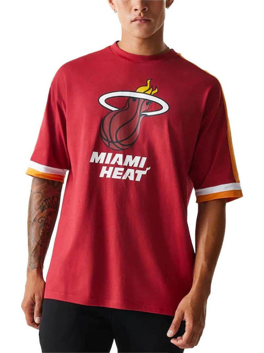 Miami Heat Athletic T-shirt Dark Red