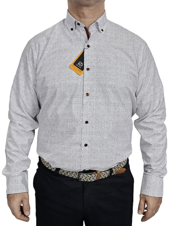 Langärmlig Hemd White