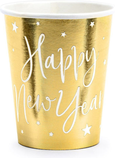 PartyDeco Happy Glass for Party 6 Pieces
