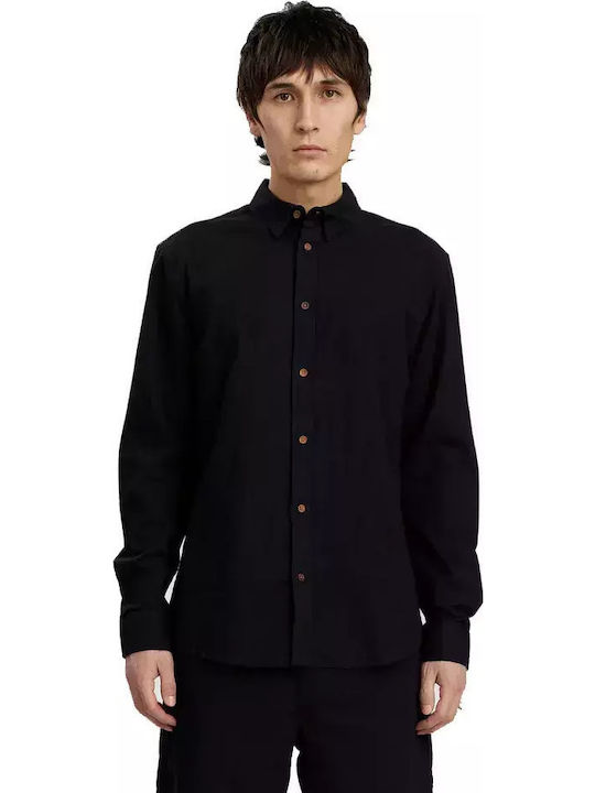 Anerkjendt Linen Shirt Caviar
