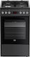Beko Aragaz cu Gaz Lichefiat & Electricitate 60lt cu Plite pe Gaz Lichefiat L50cm. Black