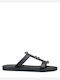 Women's Flat Sandals in Black Color