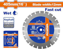 Wadfow Asphalt Cutter Blade Φ-405 x 25.4mm Wqf2a16 Tp1016-2 Wdc7501 Wadfow Asphalt Cutter Blade Φ-405 x 25.4mm Wqf2a16 Tp1016-2 Wdc7501
