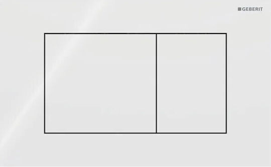 Geberit Sigma Placă de scurgere pentru toalete Dual Flush