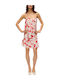 Summer Mini Dress Fiery Red