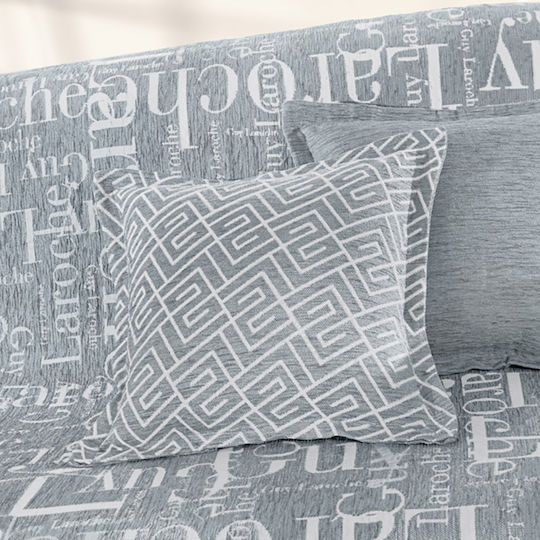 Guy Laroche Decorative Pillow Case Stamp Silver 50x50 cm Guy Laroche Decorative Pillow Case Stamp Silver 50x50 cm