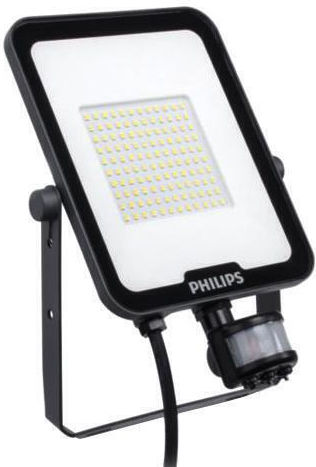 Philips Στεγανός Προβολέας LED 30W Φυσικό Λευκό 4000K με Αισθητήρα Κίνησης IP65
