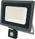 Universe Waterproof LED Flood Light 50W Cold White 5000K with Motion Sensor IP65