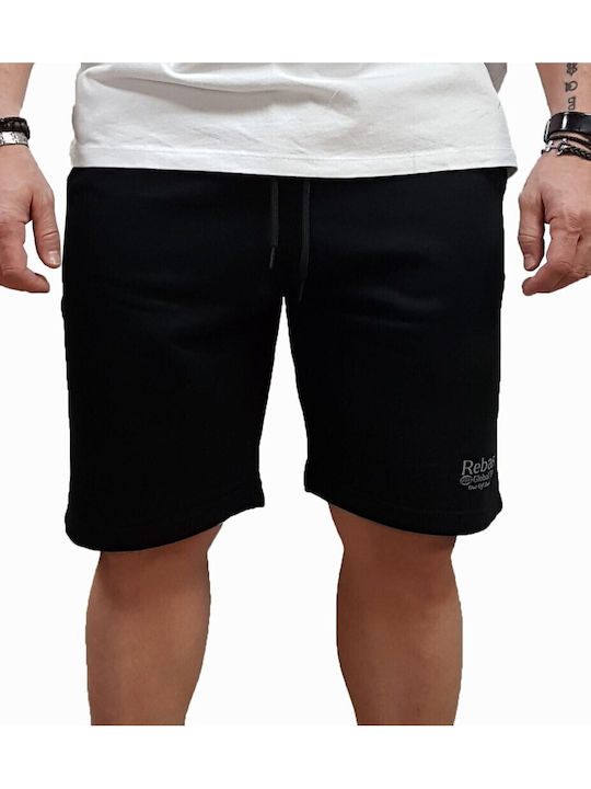 Rebase Ανδρική Βερμούδα Black