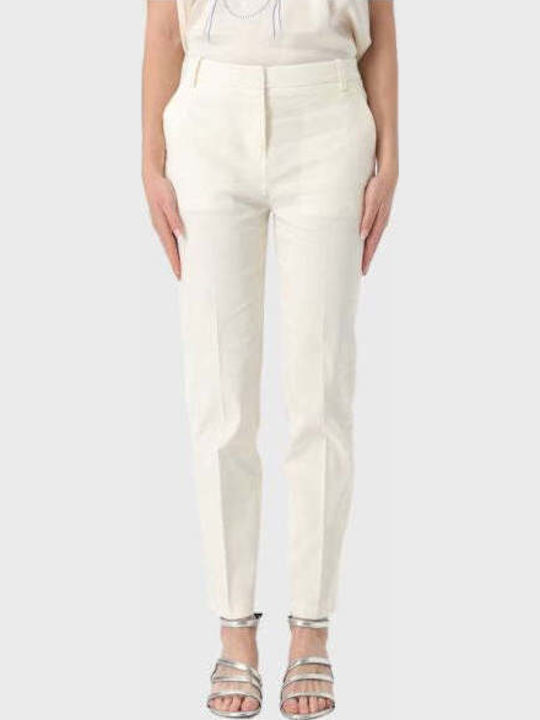 Pinko Bello Γυναικείο Λινό Παντελόνι White