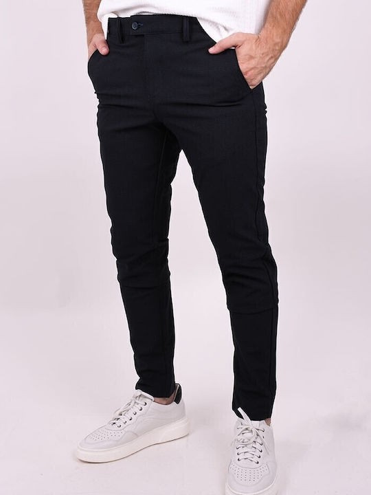 Trousers Chino in Slim Fit Navy, Dark Blue