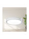 Lightex Light fixture Ceiling Mount Light White with Integrated LED and Remote Control