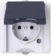 Kopp Power Socket Gray 1pcs
