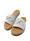 Damenplattformen Beige
