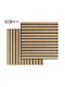 3D Wooden Decorative Sound-Absorbing Wall Panel – Square – Fibrotech – “ash” – 52cm X 52cm – 2 Pieces 2344644