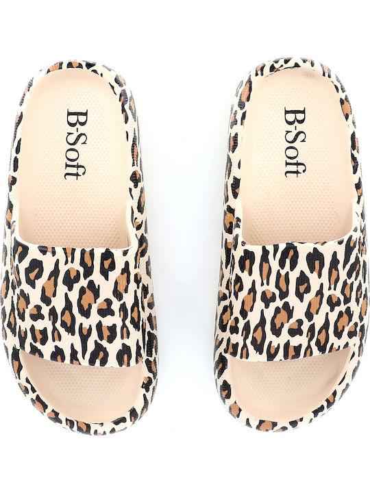 Women's Slides Beige