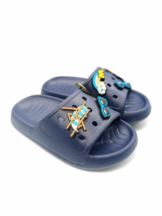 Παιδικές Σαγιονάρες Slides Navy Μπλε