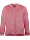 Kinderstrickjacke Pelz fuchsia Hearts