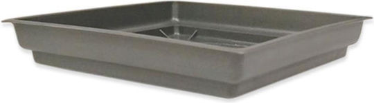 Atmosphera City Pot Plate Gray 18.5x18.5cm