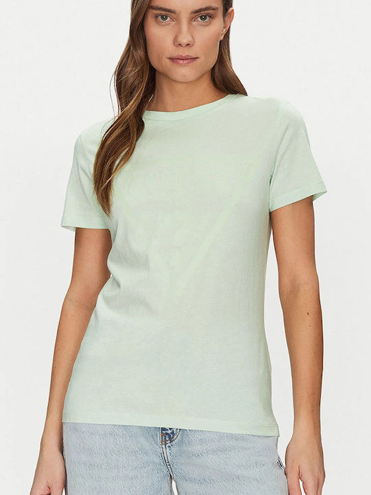 Guess Adele Damen T-Shirt Türkis