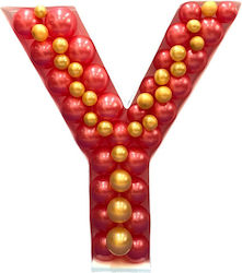 Ballonrahmen Buchstabe Y