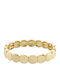 Loisir Women's Bracelet with design Eye Gold Plated
