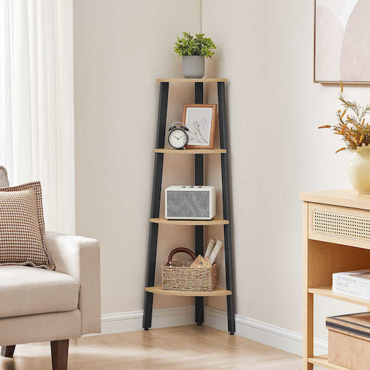 Ecke Bücherregal Sonoma 34x34x125cm