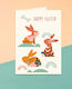 Easter Card Bunnies