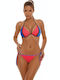 Set Bikini Coral/Bleu