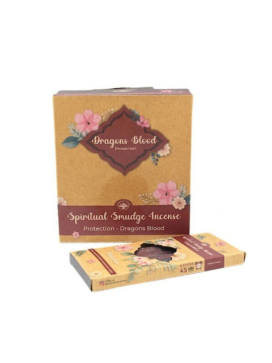 Incense Spiritual Smudge Incense Protection Dragon's Blood 8 Pieces
