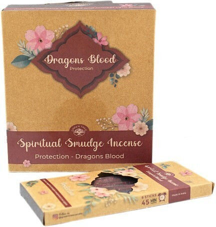 Incense Spiritual Smudge Incense Protection Dragon's Blood 8 Pieces