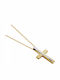 Polytimo Damen Gold Kreuz 14K mit Kette
