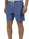 Men's Swimwear Shorts Blue with Patterns