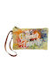 Large Fabric Women's Wallet Classic Yellow