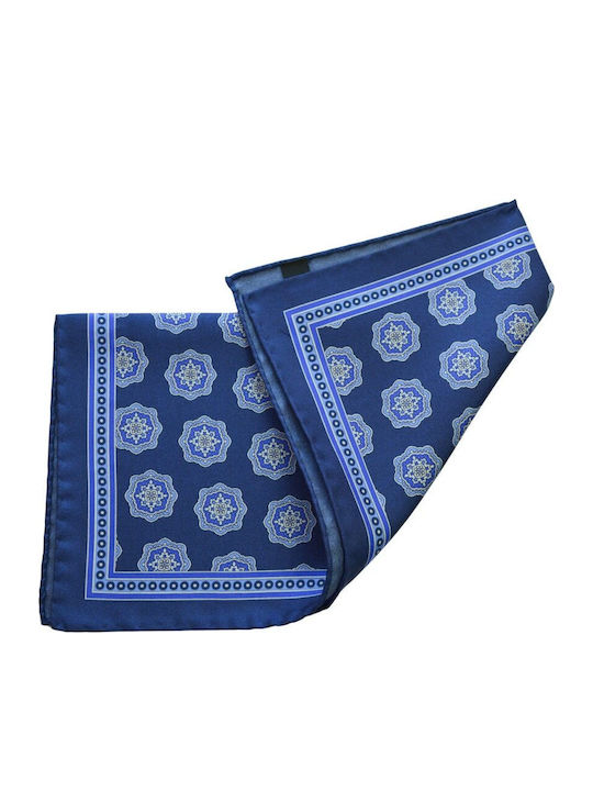 Men's Silky Handkerchief Blue