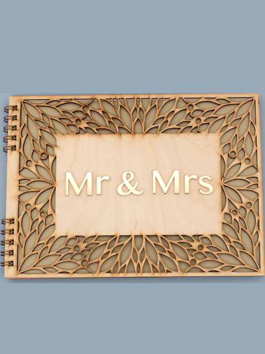 Βιβλιο Ευχων Γαμου Κορνιζα Mr & Mrs